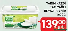 TARIM KREDİ TAM YAĞLI BEYAZ PEYNİR 1000 G TARIM KREDİ TAM YAĞLI BEYAZ PEYNİR 1000 G